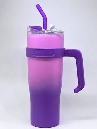 COLOR FUSED TUMBLER (PURPLE PINK)