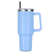 NO LOGO CUSTUMIZABLE WHITE TUMBLER (BLUE)