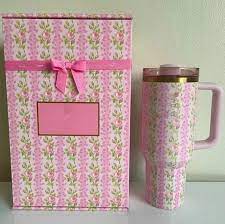 STANLEY FLORAL PRINTED TUMBLER (PINK FLOWER)