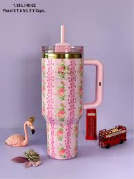 STANLEY FLORAL PRINTED TUMBLER (PINK FLOWER)